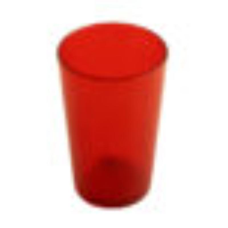 Picture of Winco 6605-1-R 5 oz - 5.45 oz Rim-Full, 2.25 in. Tumbler, 3.5 in. Tall - Red