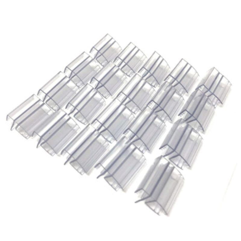Picture of Winco CLIPS-44-CL Replacement Plastic Soft Hinge for Lid CO-44-CL, Set Includes 20 Hinges, G.E.T. Urban Re al Clips-44-CL - Pack of 25 - 500 Piece - Clear
