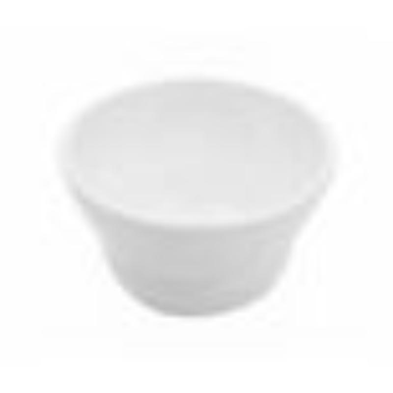 Picture of Winco B-5-MN-W 5 oz Melamine White, Textured Rim, Round Bowl - 5.5 oz Rim-Full, 3.5 in. Top Dia., 1.75 in. Deep, G.E.T. Minski