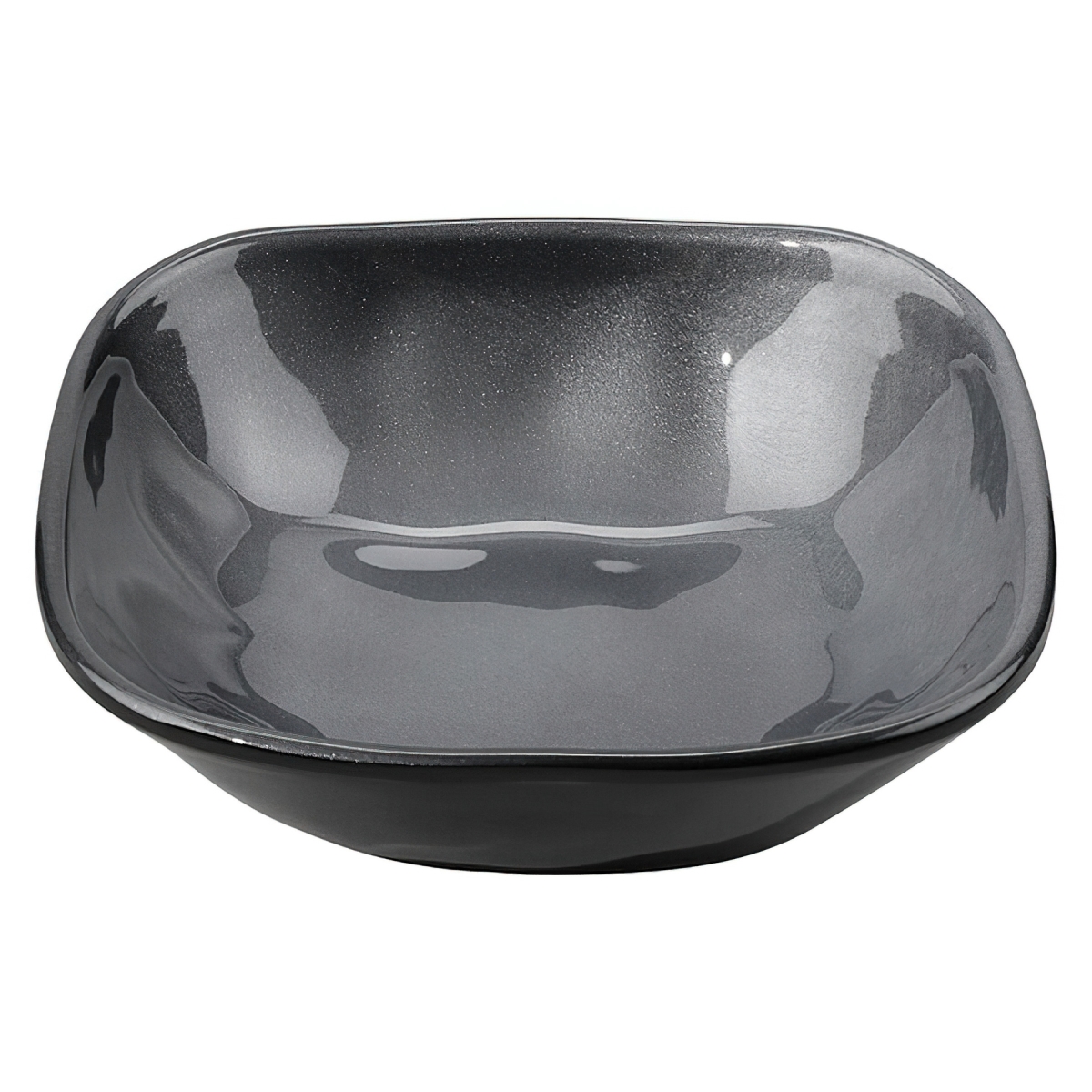 Picture of Winco SB-14-CSS 14 oz Melamine Square Soup & Salad or Pasta Nappie Bowl - 14.5 oz Rim-Full, 6 in., 1.5 in. Deep, Cosmo Stardust - G.E.T. Cosmo - 2 Dozen