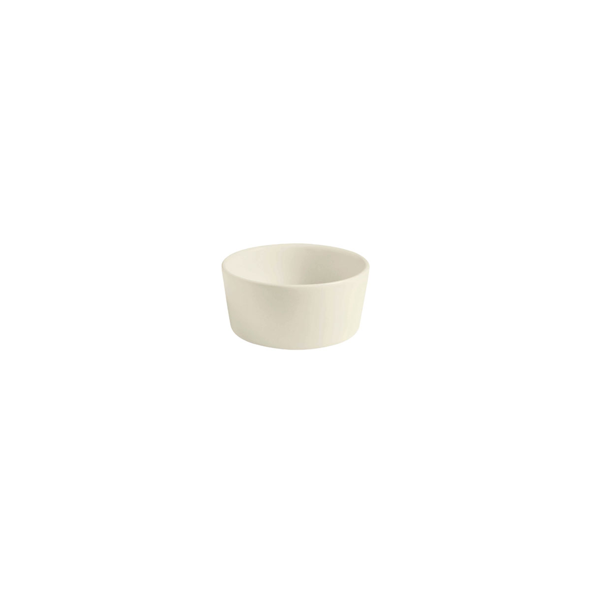 Picture of Winco PL1100557224 Salsa Bowl, 100CC - Nevada - White - 1 Dozen