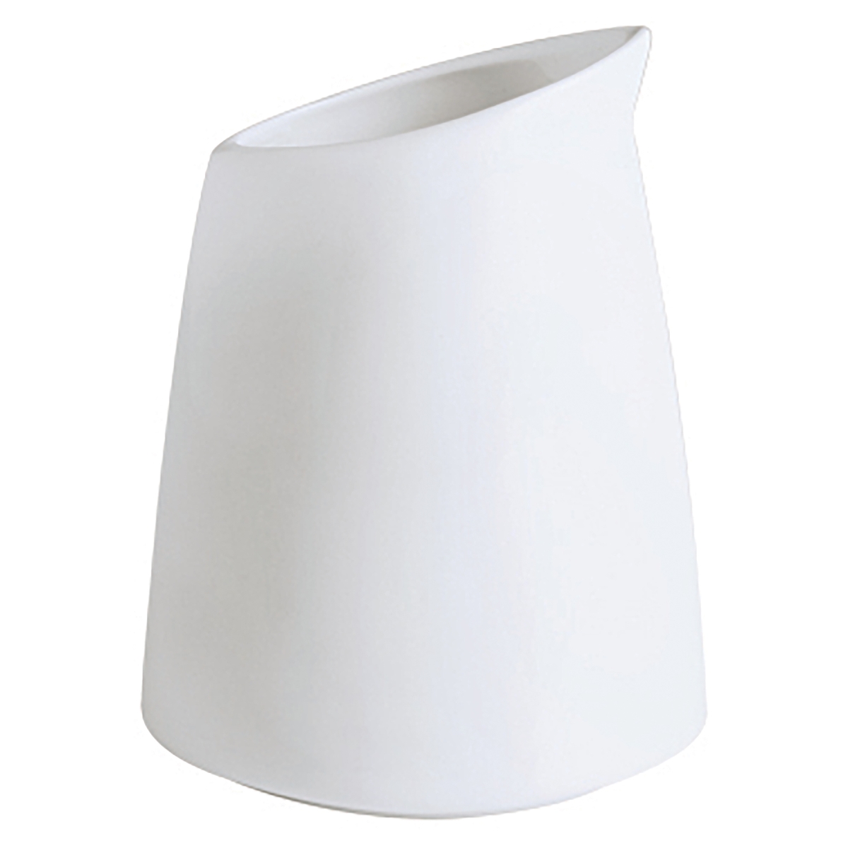 Picture of Winco PA1101928424 9.6 oz Bright White Porcelain Creamer, 4 in. Max. Dia., 5 in. Tall, Corona Elegance - 2 Dozen