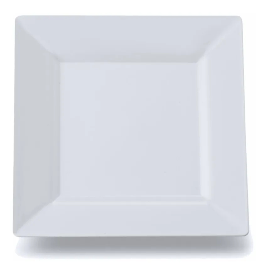 Picture of Winco PP1029622648I Plate Square 23.3 cm Melamina Blanc White - 1 Dozen