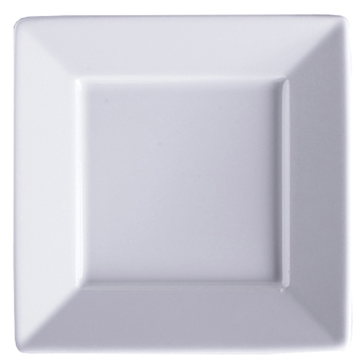 Picture of Winco PA1101972424 10.63 x 10.63 in. Bright White Porcelain Plate, Corona Zen - 2 Dozen