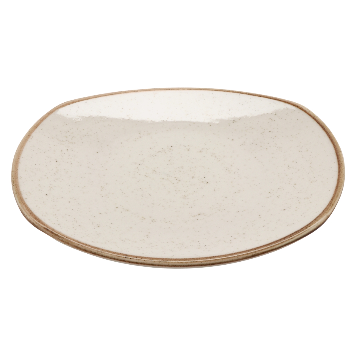 Picture of Winco PP1605722612 10 in. Beige Porcelain Plate, Corona Beige Artisan - 1 Dozen