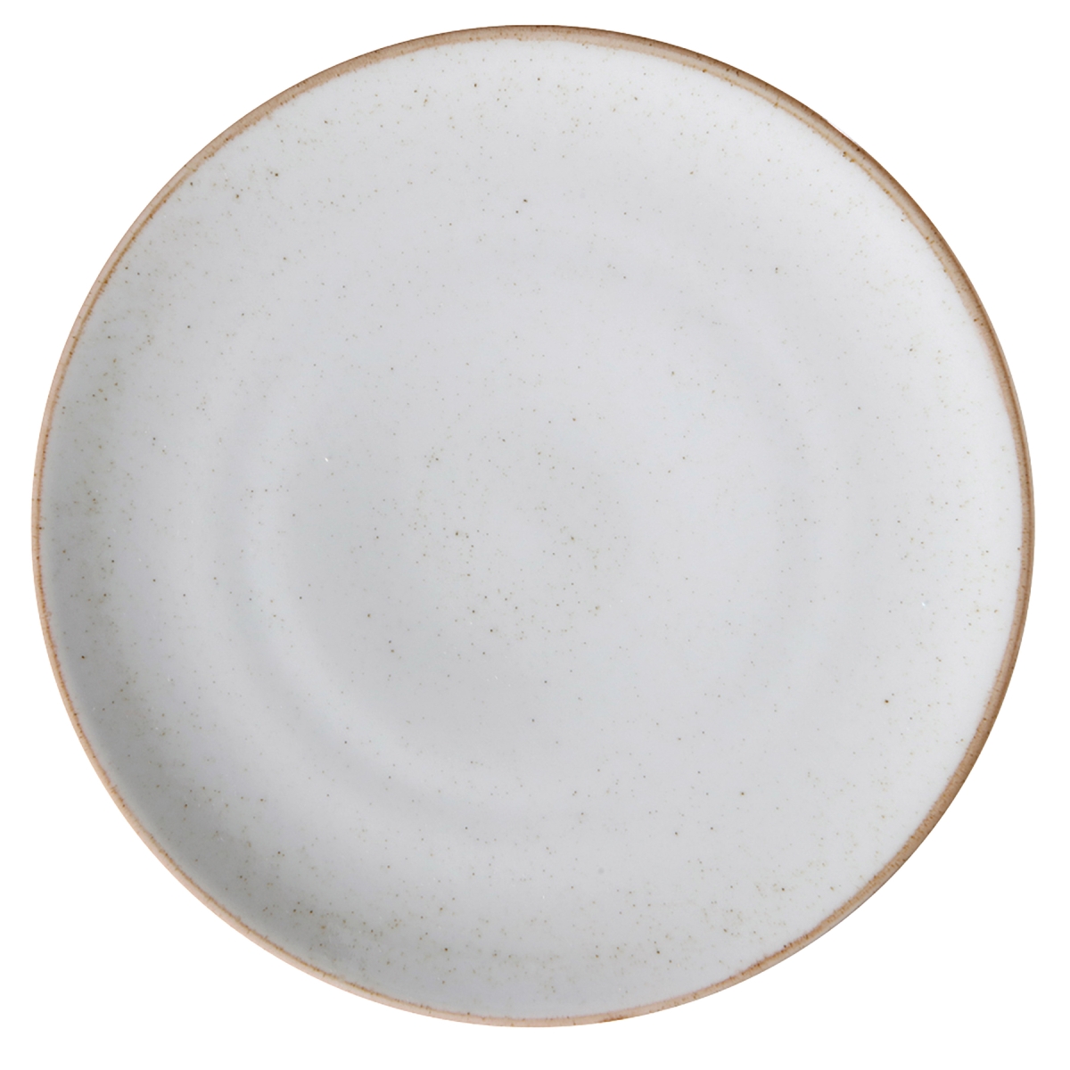 Picture of Winco PA1605712324 9 in. Beige Porcelain Coupe Plate, Corona Beige Artisan - 2 Dozen
