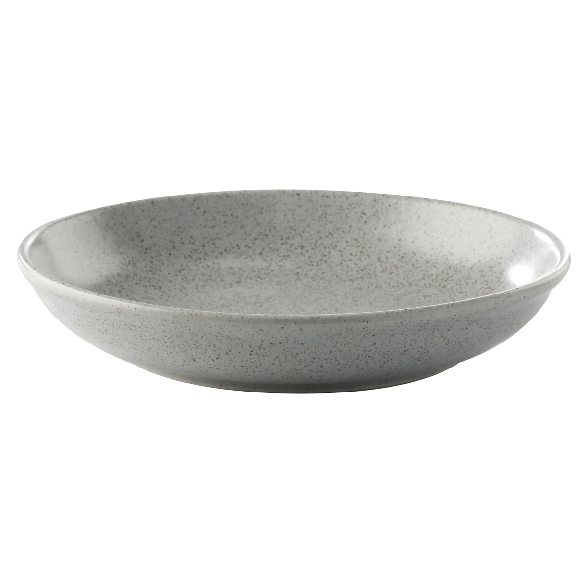 Picture of Winco PA1944837512 52.4 oz Speckled Grey Reactive Glaze Porcelain Coupe Bowl, 10 in. Dia., Corona Cosmos Moon - 1 Dozen