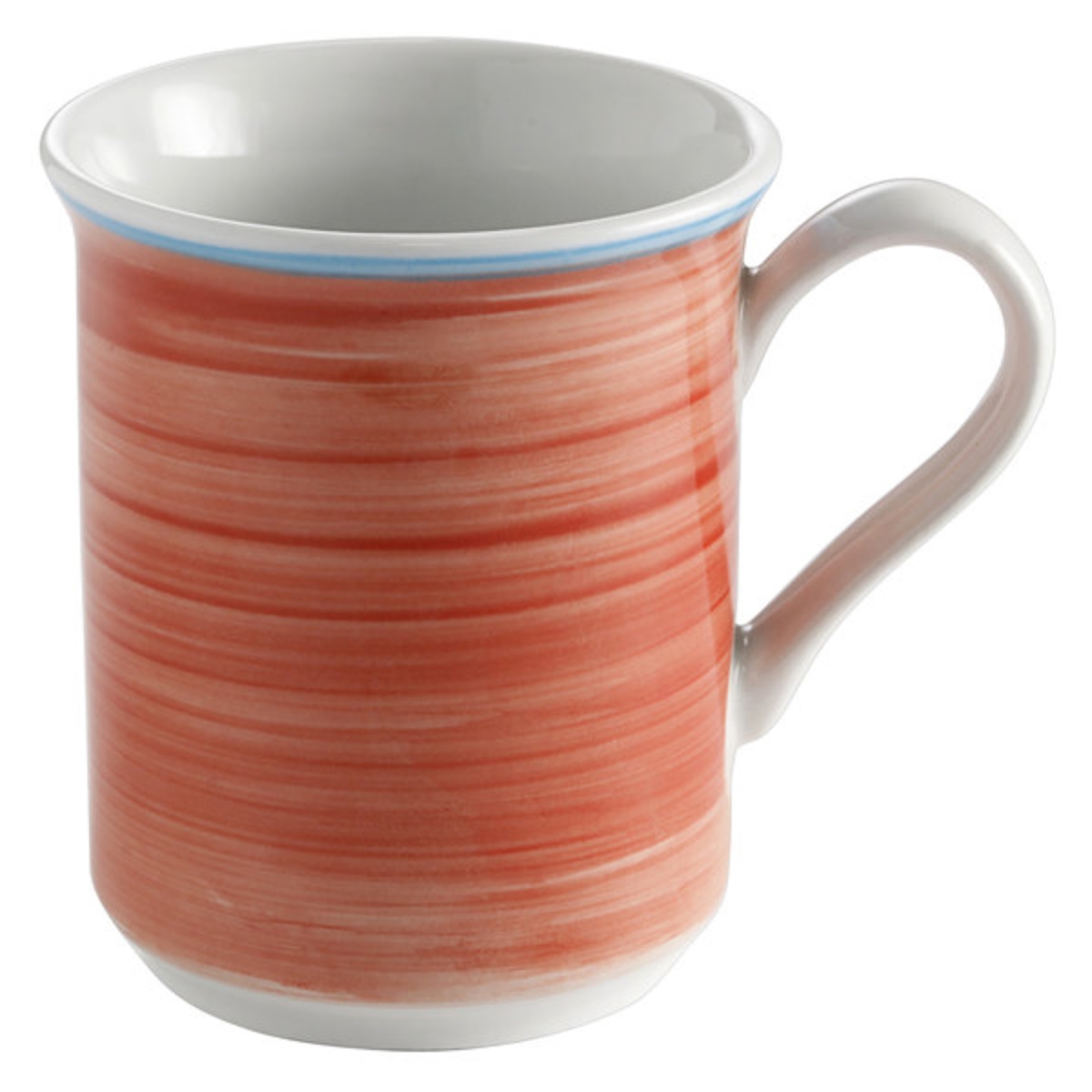 Picture of Winco PA1602606124 11 oz Coral Porcelain Mug, 5 in. Dia., Corona Calypso - 2 Dozen