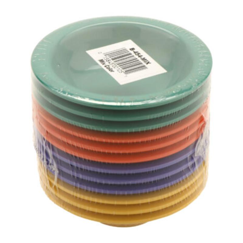 Picture of Winco B-454-MIX 4.5 oz - 5 oz Rim-Full 4.75 in. Bowl, 1.25 in. Deep - Mix Color