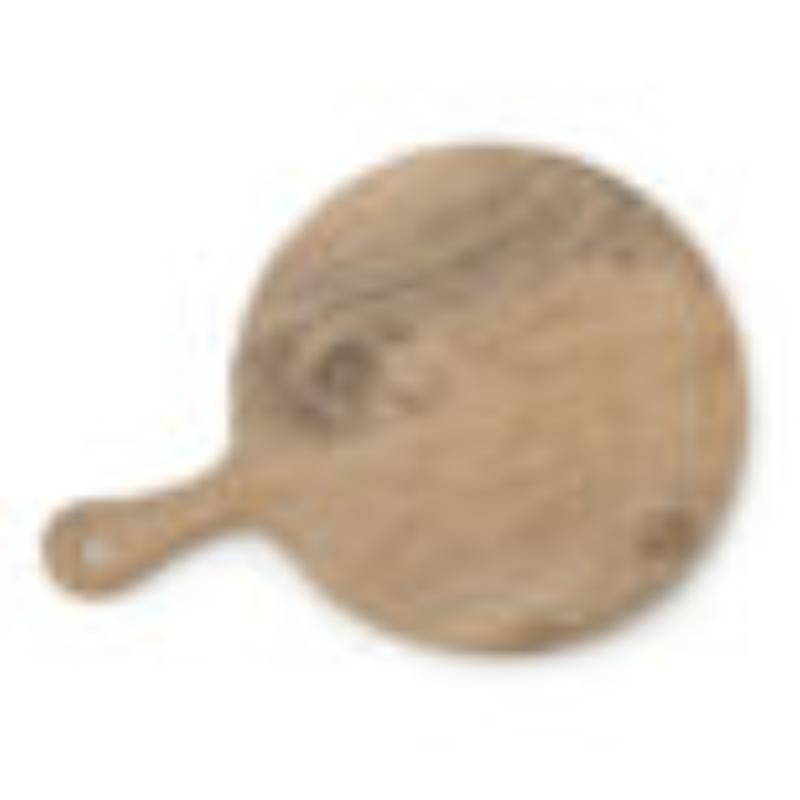 Picture of Winco SB-775-OW 7.75 in. Round Faux Oak Wood Display with Foot, 10.75 in. with Handle, 0.5 in. Tall