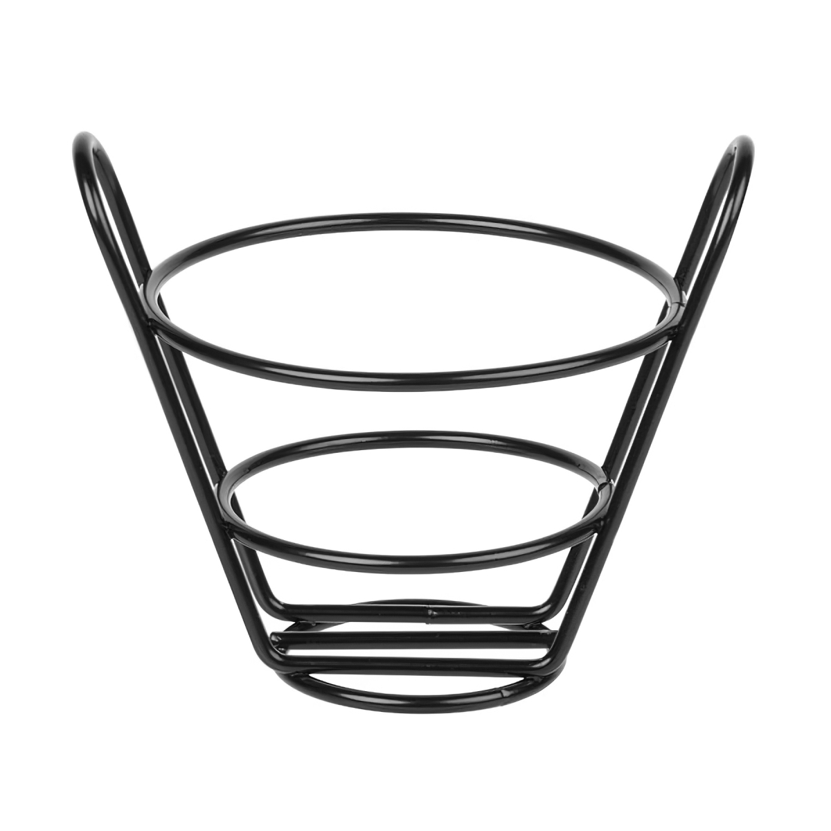 Picture of Winco 4-33778 4.5 in. Round Bucket Basket, 3 in. Tall - Black - Each 12