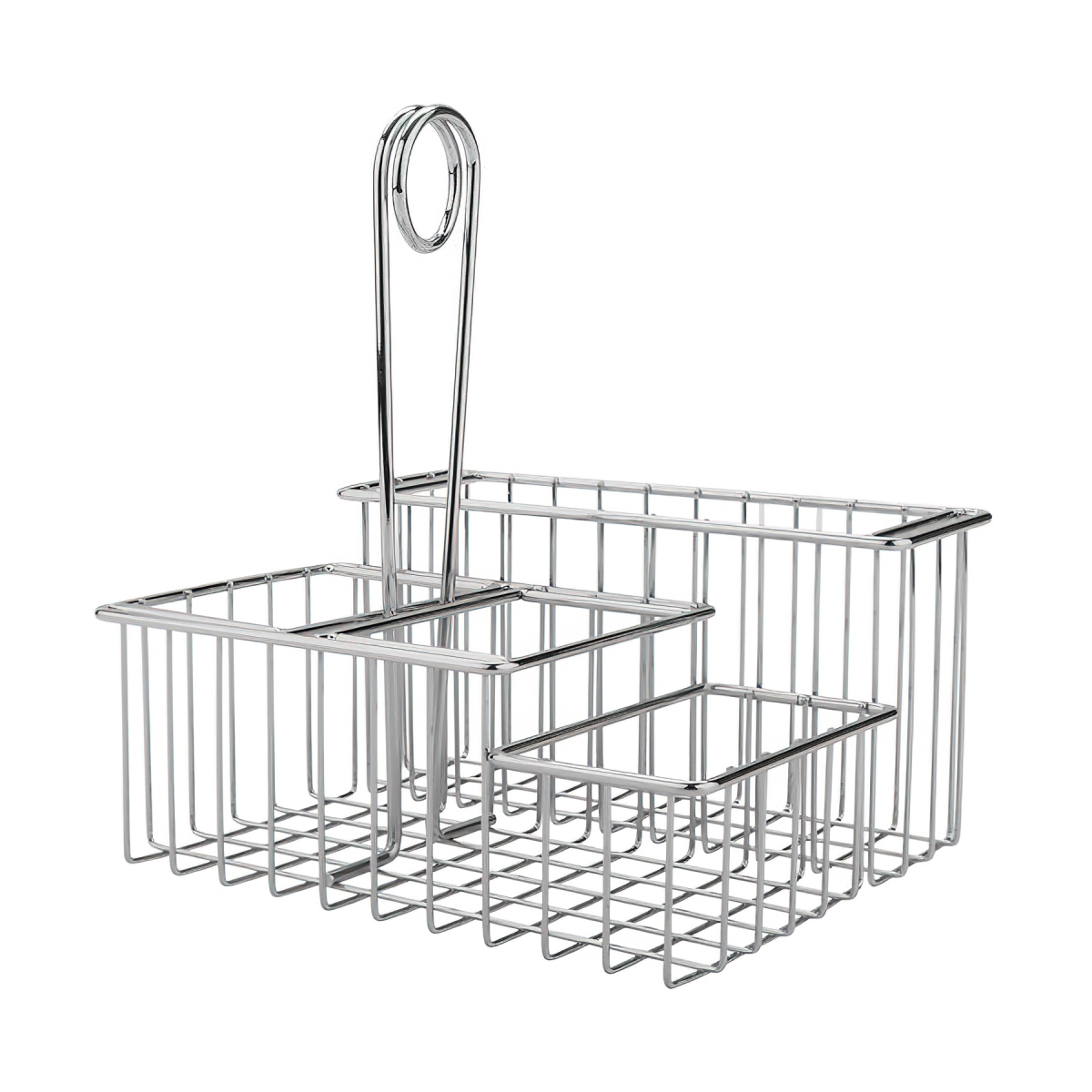 Picture of Winco 4-21699 8 x 6.75 in. 4-Compartment Caddy, 9 in. Tall - Chrome - Each 12