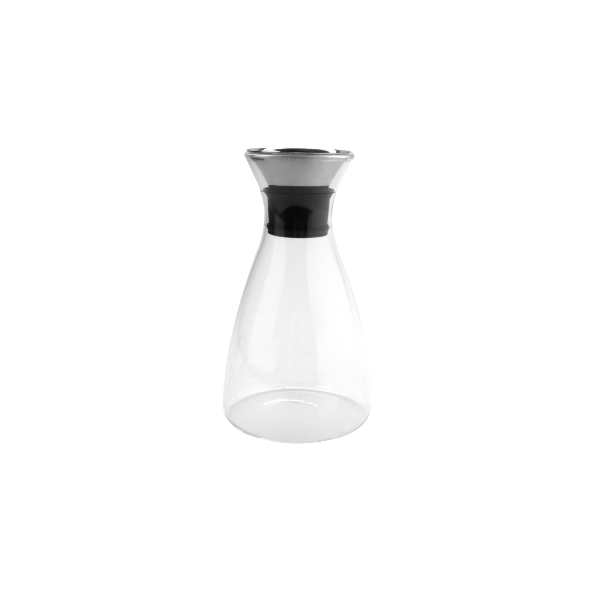 Picture of Winco GL-CRF-42 38 oz - 40 oz Rim-Full, 5.25 in. Dia. Glass Decanter with Dripless Lid, 8.75 in. Tall - Each 9