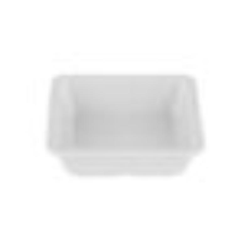 Picture of Winco ML-122-W 6 oz - 8 oz Rim-Full, Square White Side Dish, 4.5 x 4.5 x 1.25 in., G.E.T., Milano