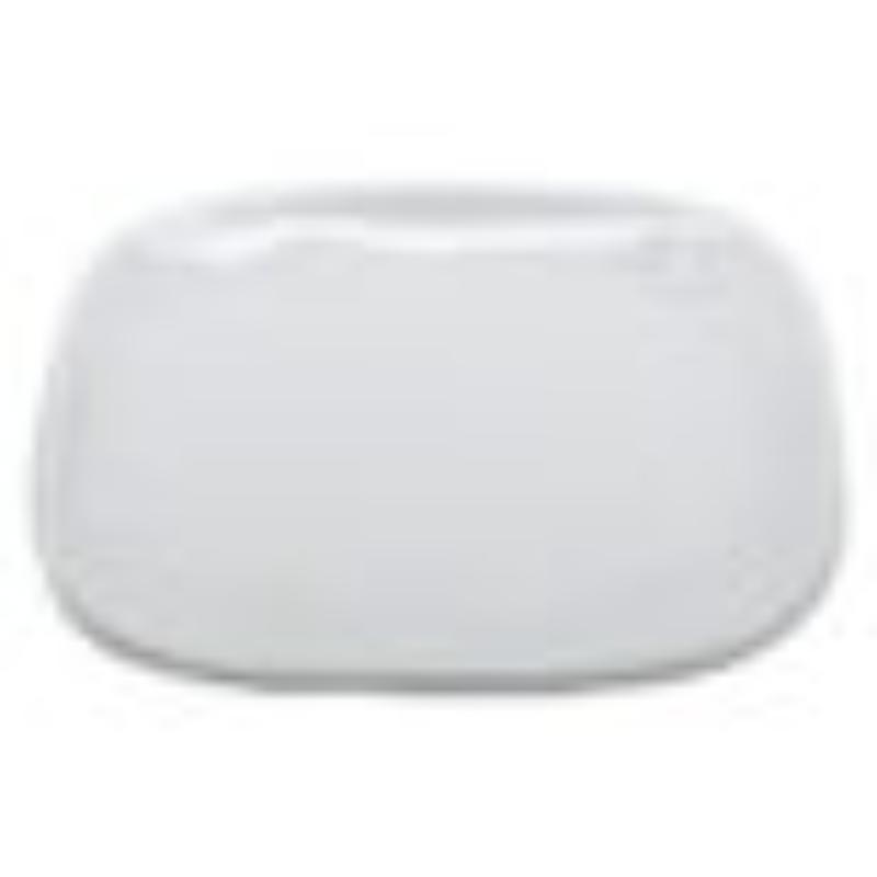 Picture of Winco SCS-6-AM-W 6 in. Melamine Small Square Bread & Side Dish Plate, G.E.T. Arctic Mill