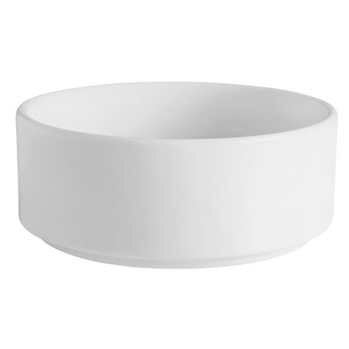 Picture of Winco PA1101825124 9 oz Bright White Porcelain Bouillon Bowl, 3.7 in. Top Dia., 2.3 in. Tall, Corona Actualite - 2 Dozen