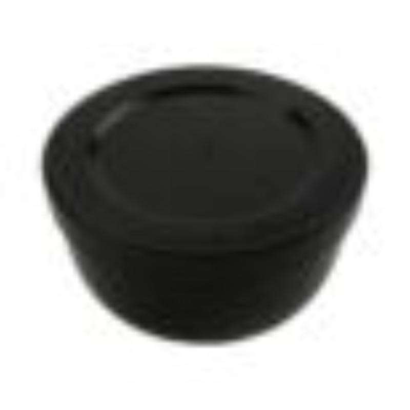 Picture of Winco EC-23-1-BK 12 oz Black Polypropylene Soup Reusable Container - 14 oz Rim-Full, 4.375 Top Dia., 2.3 Height, G.E.T. Eco-Takeouts