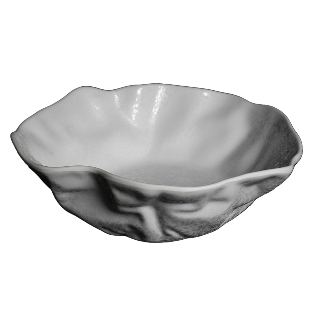 Picture of Winco RNX207 40.6 oz Rainex Showered White Large Melamine Bowl, 9 x 9 x 2.25 in. - G.E.T, Cheforward - Each 12
