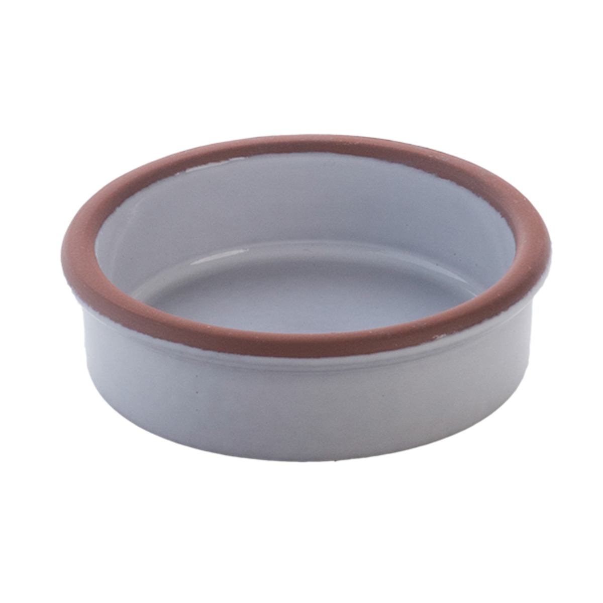 Picture of Winco SH0108W 2.7 oz Stone Heart White Terracotta Casserole, 3.14 x 0.98 in. - G.E.T, Cheforward - Each 24