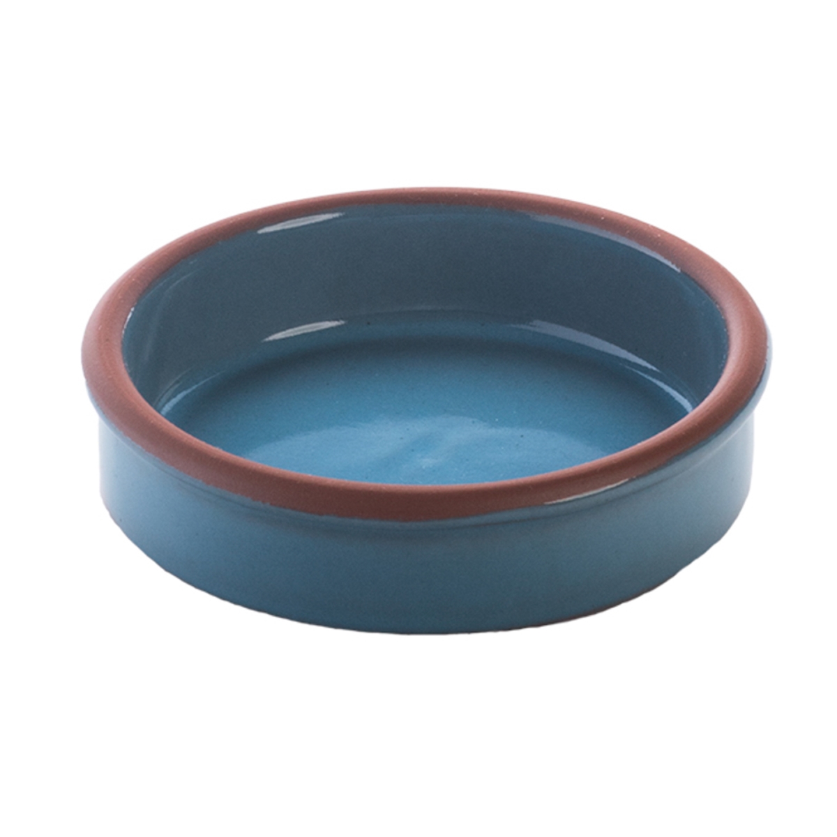 Picture of Winco SH0110B 4.7 oz Stone Heart Blue Terracotta Casserole, 3.93 x 1.02 in. - G.E.T, Cheforward - Each 24