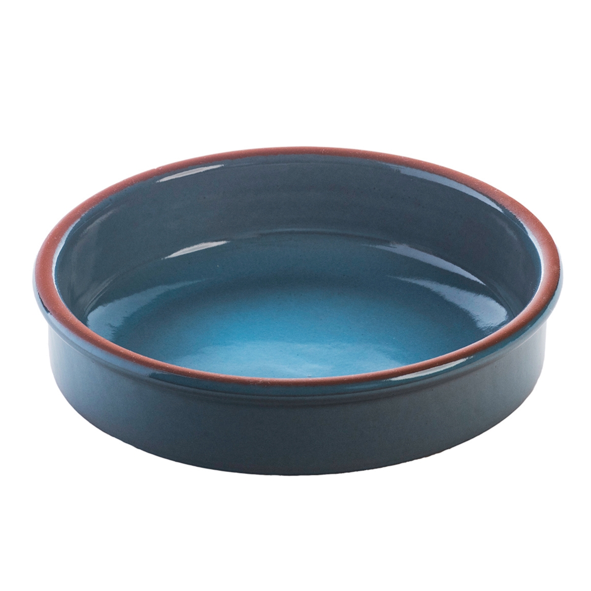 Picture of Winco SH0112B 6.7 oz Stone Heart Blue Terracotta Casserole, 4.72 x 1.1 in. - G.E.T, Cheforward - Each 24