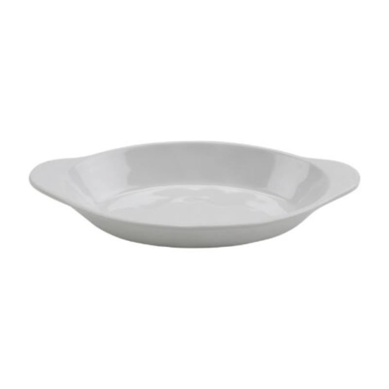 Picture of Winco SD-08-AM-W 10 oz 8.5 x 4.5 in. Oval Side Dish, 1.25 in. Deep - Arctic Mill