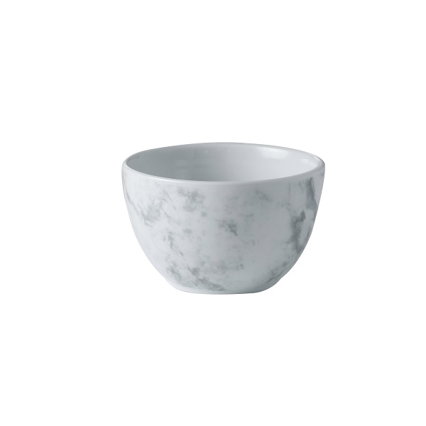 Picture of Winco PA110F904512 4 in. Porcelain Bouillon Cup - 8.8 oz, 3.8 x 3.8 x 2.4 in., G.E.T. Corona Grey Marble - 1 Dozen
