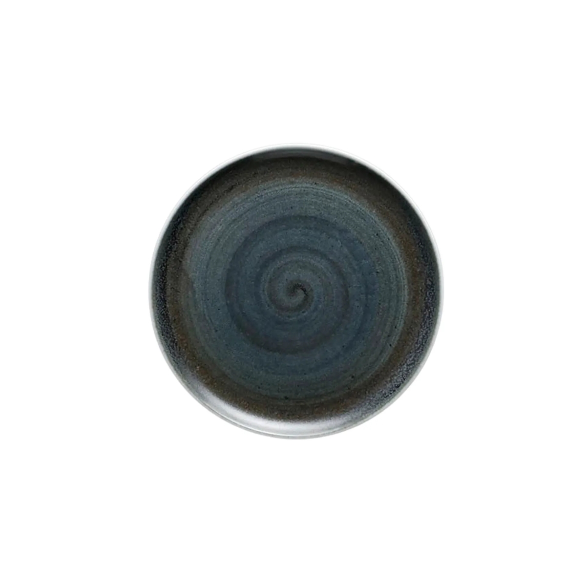 Picture of Winco PA1004711712 Coupe Plate - 7 in., Aqua Lagoon, 7 x 7 x 0.7 in. - G.E.T, Corona - 1 Dozen