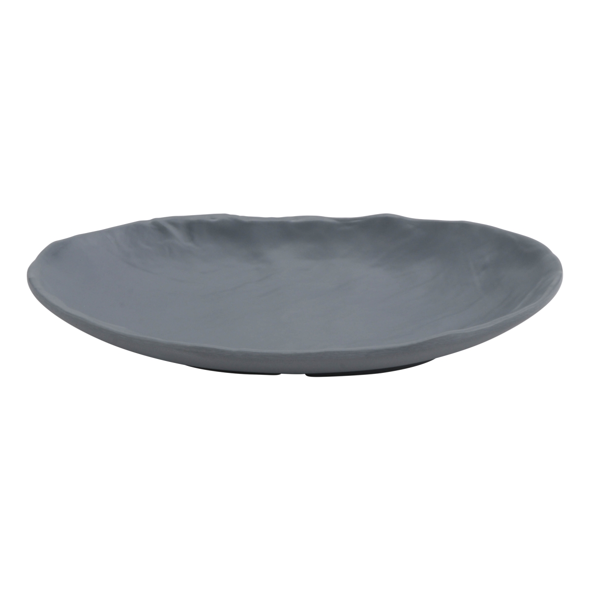 Picture of Winco 15005081005 9.1 in. Endure Weathered Onyx Oval Melamine Plate - Small - 9.1 x 5.5 x 1.6 in. - G.E.T, Cheforward - Each 24