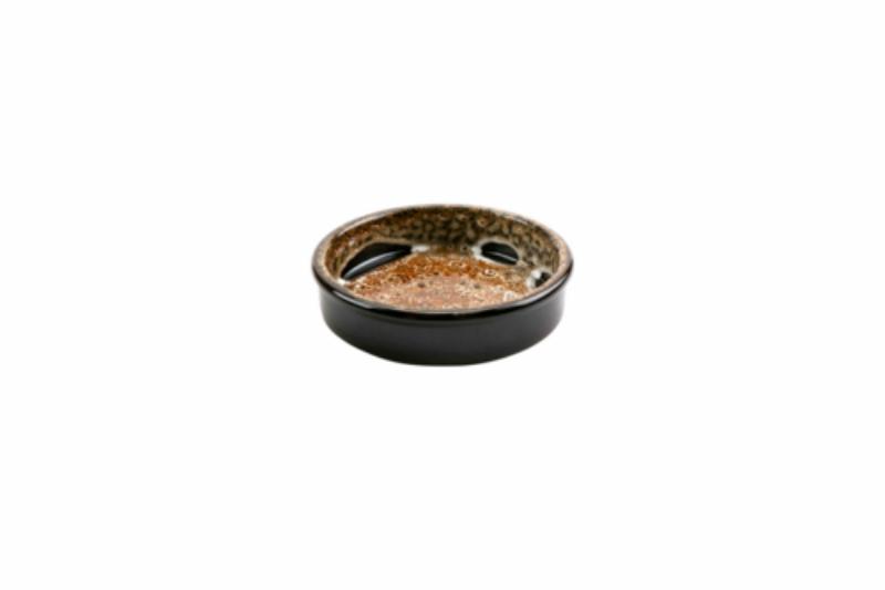 Picture of Winco SH.SA-0112SBN 6.7 oz Stone Heart Sabana Terracotta Casserole, 4.72 x 1.1 in., G.E.T., Cheforward