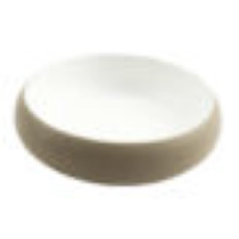 Picture of Winco 31024-TOH-SND 54 oz Hatch Touch of Honey Interior & Sandstone Exterior Melamine Bowl, 9.1 x 9.1 x 2.4 in., G.E.T., Cheforward