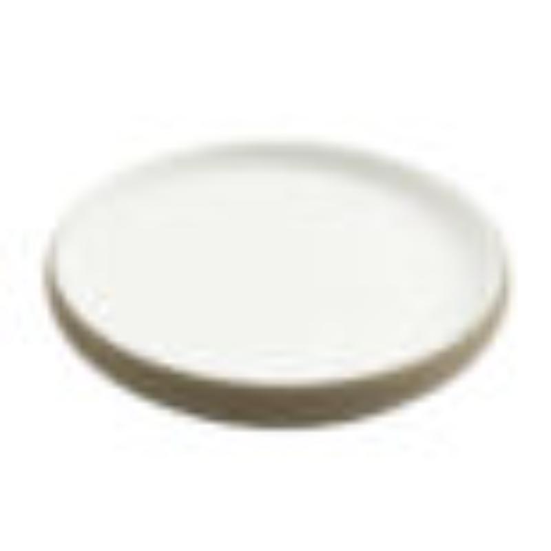 Picture of Winco 21378-TOH-SND 8.5 in. Hatch Touch of Honey Interior & Sandstone Exterior Round Melamine Plate, 8.5 x 8.5 x 1 in., G.E.T., Cheforward
