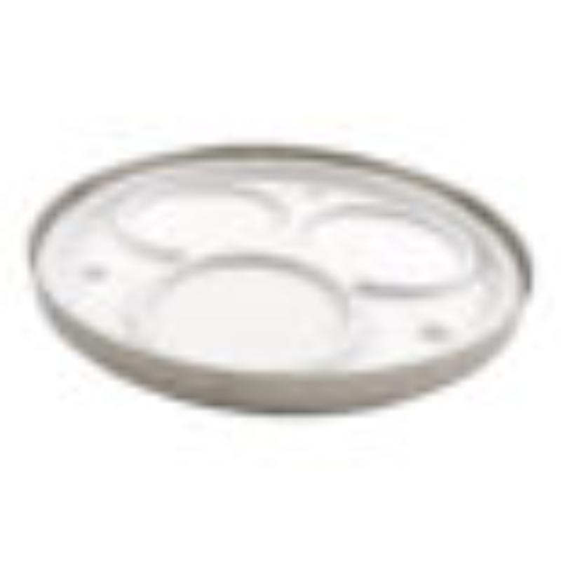 Picture of Winco 6233901 Replacement Stainless Steel Base with Six Cooling Packs & Cooling Pack Holding Insert for Cold Food Display - Frilich EB625E
