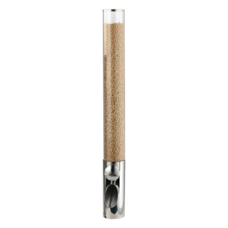 Picture of Winco 8168072 4.8 qt. & 1.2 gal - 4.5 Liter Replacement Rotary Cereal Dispenser & Dry Food Dispenser - Clear