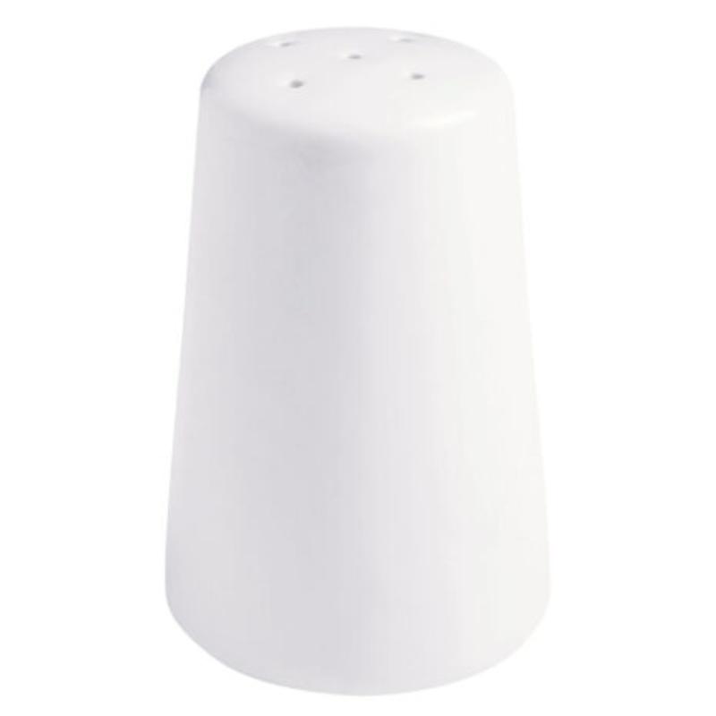 Picture of Winco PA1101709812 2.5 oz Bright White Porcelain Salt Shaker, 3.25 in. Tall, Corona Actualite