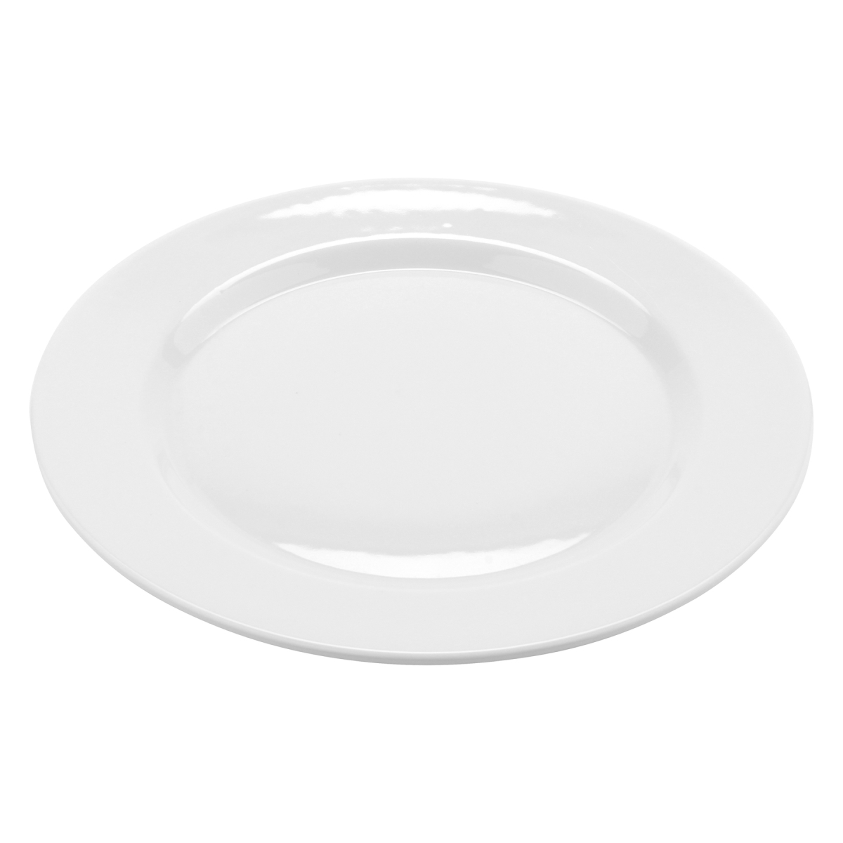 Picture of Winco PA1101922724 11 in. Bright White Porcelain Plate, Corona Elegance - 2 Dozen