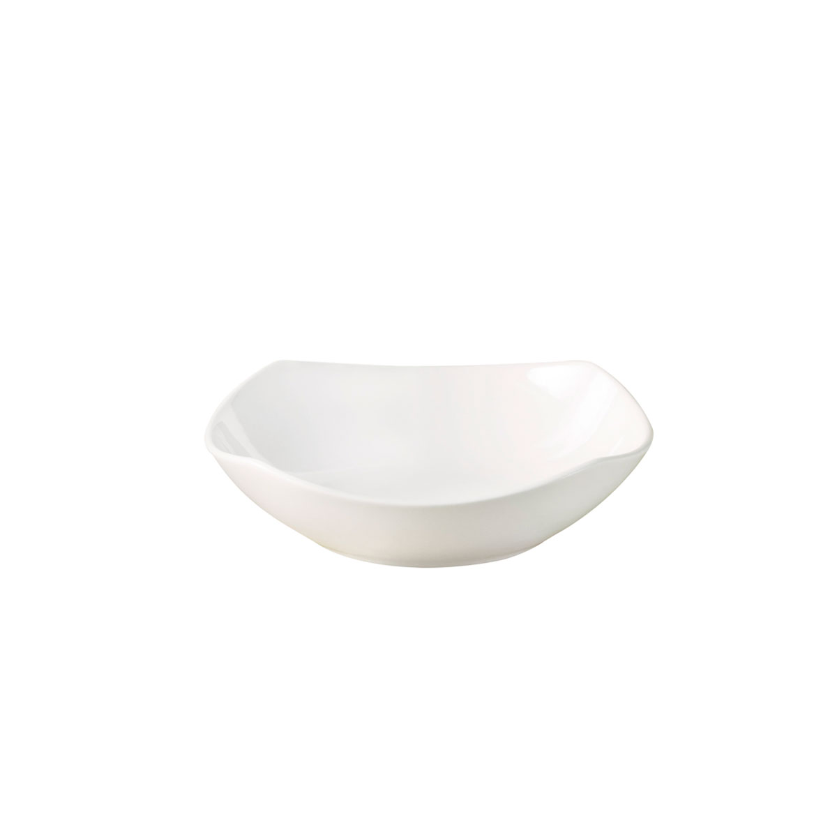 Picture of Winco PL1100183312 Plate Deep Caz 622CC Square Block White - 1 Dozen