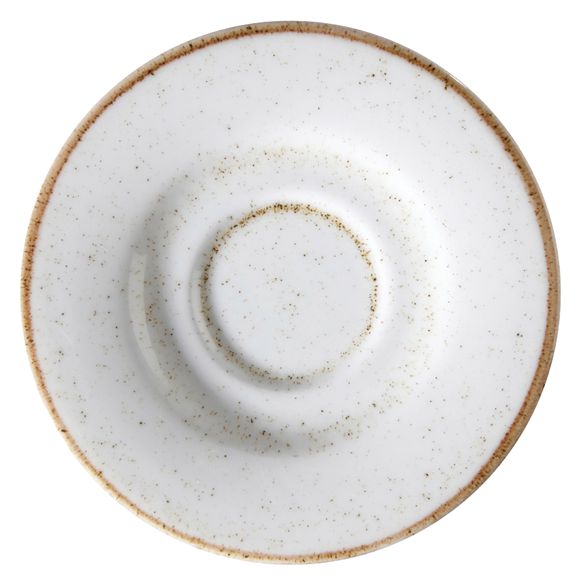 Picture of Winco PA1605900124 5 in. Beige, Porcelain, Espresso Saucer, Corona Beige Artisan - 2 Dozen
