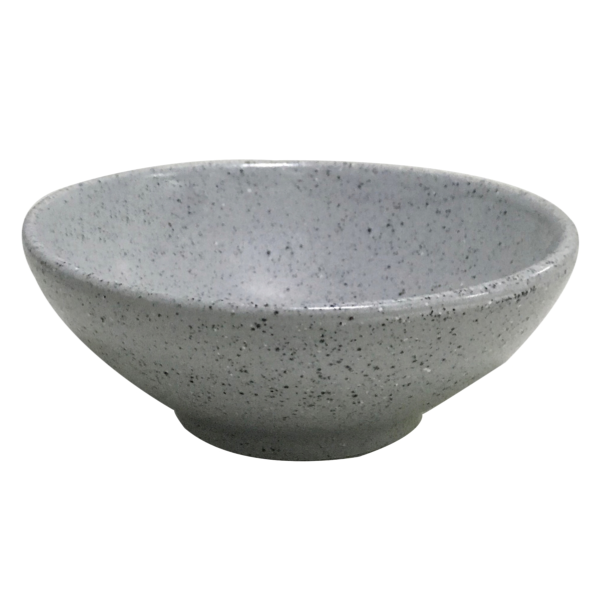 Picture of Winco PA1944930024 2.7 oz Speckled Grey Reactive Glaze Mini Bowl & Ramekin, 3.75 in. Dia., Corona Cosmos Moon - 2 Dozen