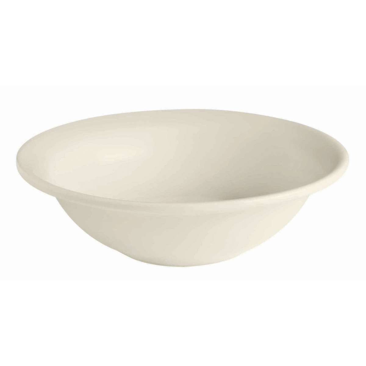 Picture of Winco PP1100703724 10 oz Cream White Porcelain Grapefruit Bowl, 6.5 in. Dia., Corona Americana - 2 Dozen