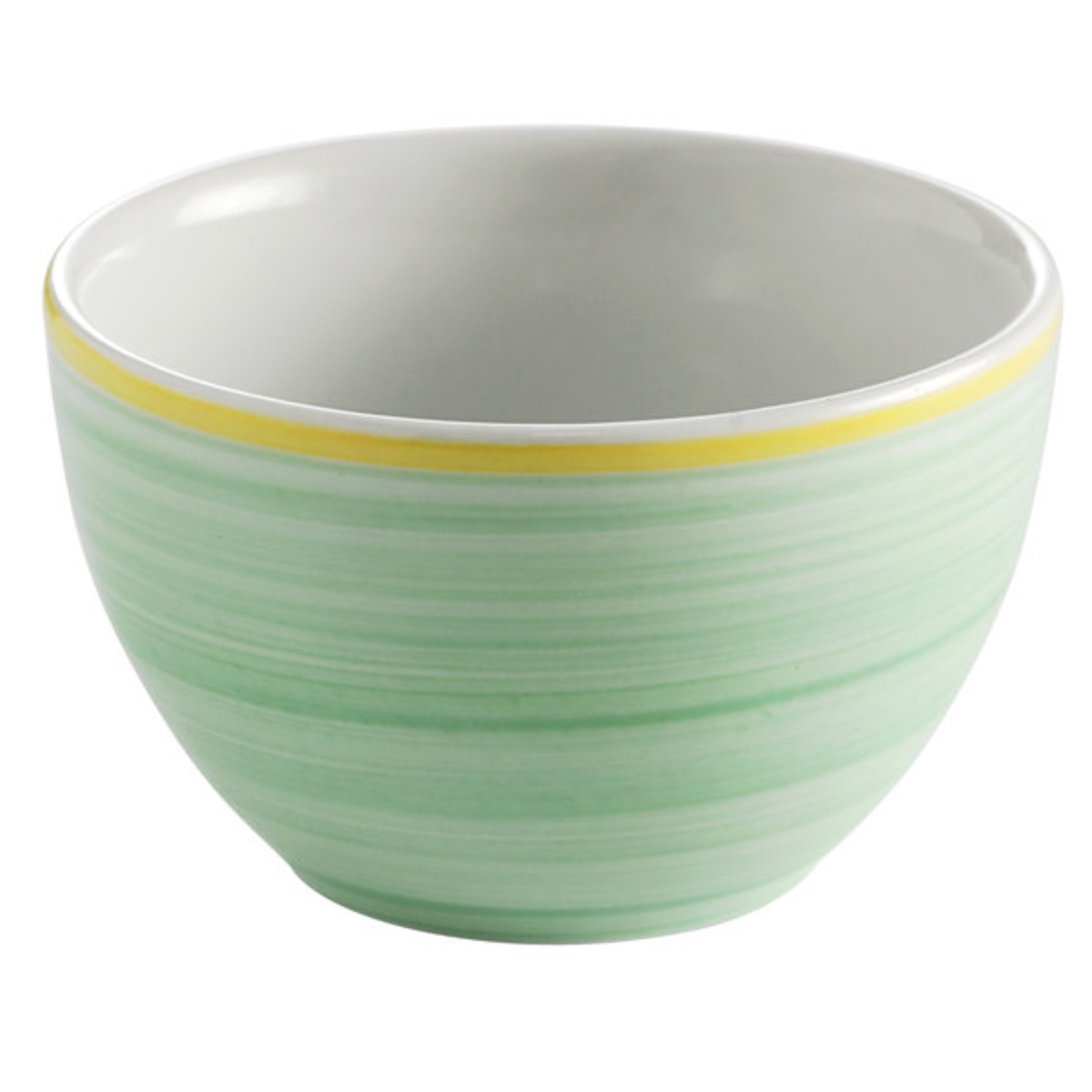 Picture of Winco PA1603904524 8.8 oz Green Porcelain Bouillon Cup, 4 in. Dia., Corona Calypso - 2 Dozen
