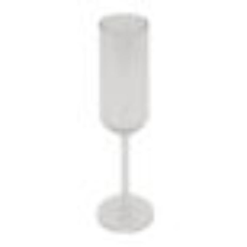 Picture of Winco SW-1462-CL 6 oz, 1.96 Top Dia., Champagne Glass, 9.25 Tall, Plastic Tritan, G.E.T. Via - Clear