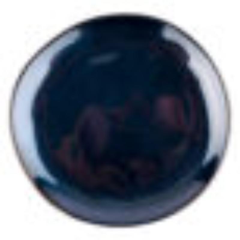 Picture of Winco CS-7-CSB 7 in. Irregular Round Coupe Plate - Cosmo Blue