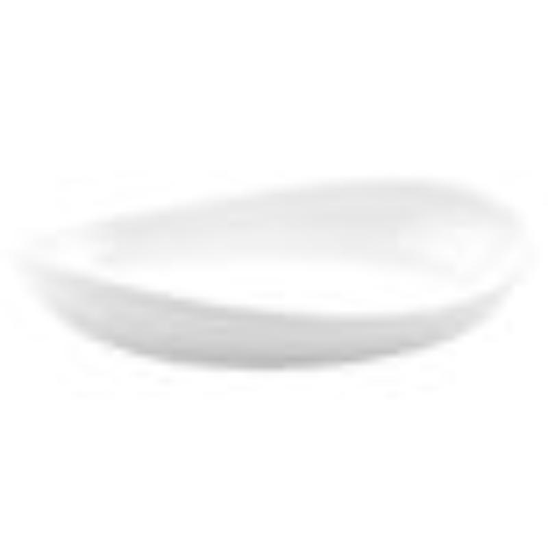 Picture of Winco B-65-W 2 qt. - 2.3 qt. Rim-Full - Oval Bowl, 15 x 8 in., 1.75 in. Deep, White
