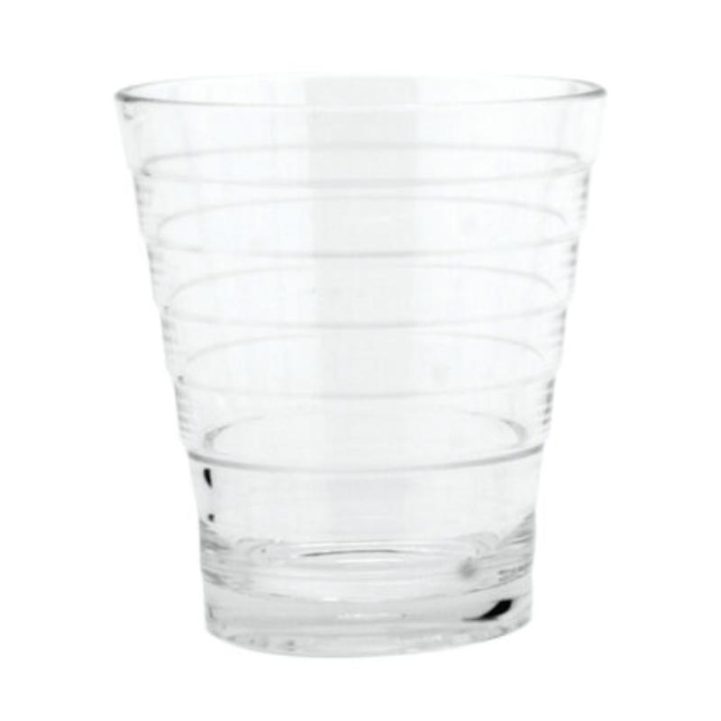 Picture of Winco SW-1712-CL 12 oz - 12.8 oz Rim-Full, 3.62 in. Dia. Rocks, 4 in. Tall, G.E.T. Cirq, Clear