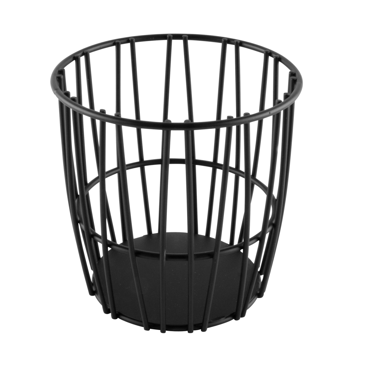 Picture of Winco 4-32038 4.25 in. Round Basket, 4.5 in. Tall - Black - Each 24