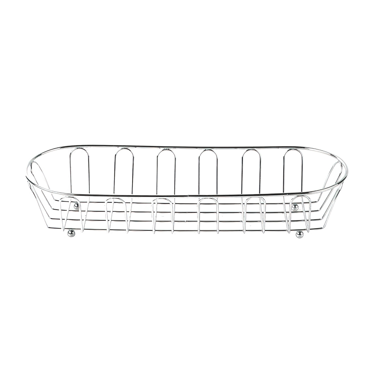 Picture of Winco 4-22453 14.75 x 5 in. Long Basket, 2.5 in. Tall - Chrome - Each 12