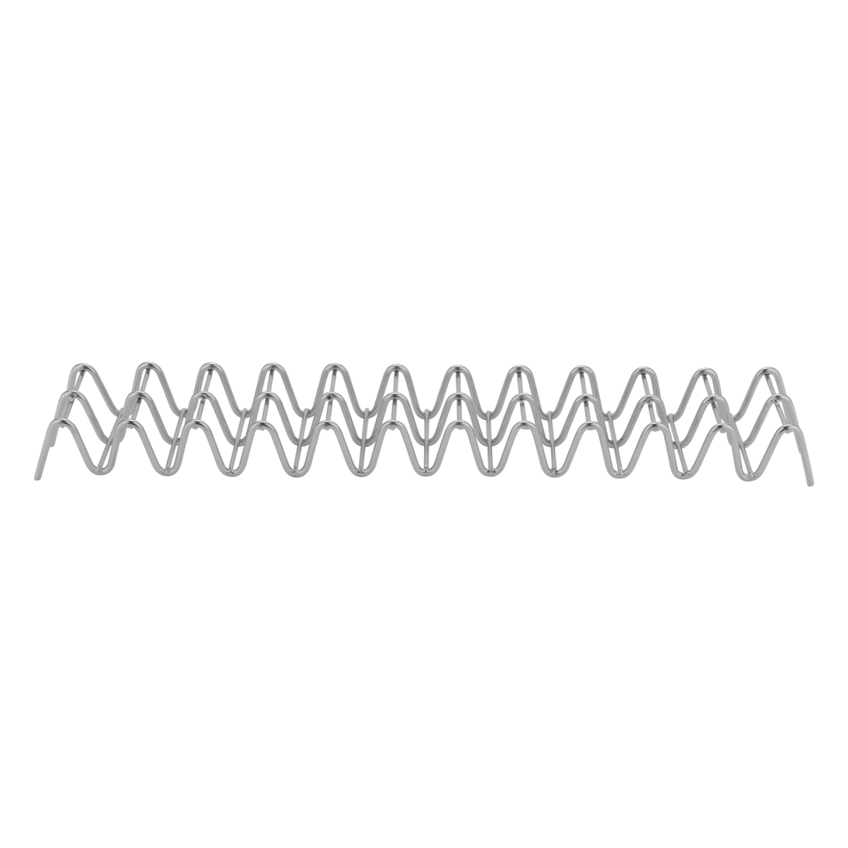Picture of Winco 4-81856 18.5 x 2.5 in. Holder for 11 or 12 Tacos, 1.5 in. Tall - Stainless Steel - Each 12