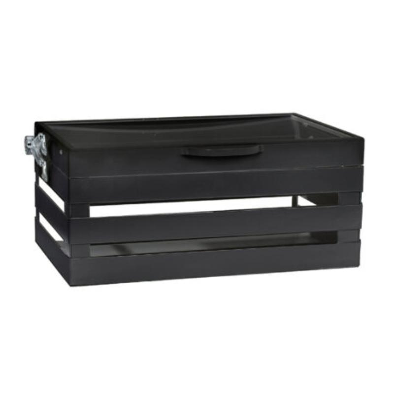 Picture of Winco CH-FULL-MG Full Size Metal Grey Crate Chafer with Self-Closing Lid, 21.5 x 14.5 in., 9.5 in. Tall