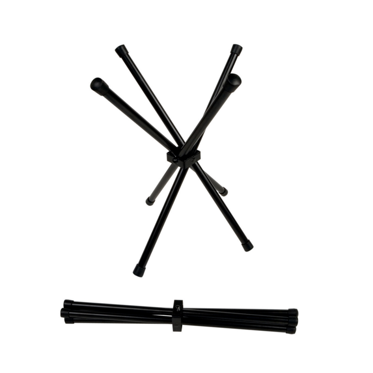 Picture of Winco WX03 16 in. Black Powder Coated Aluminum Folding Chopsticks Stand